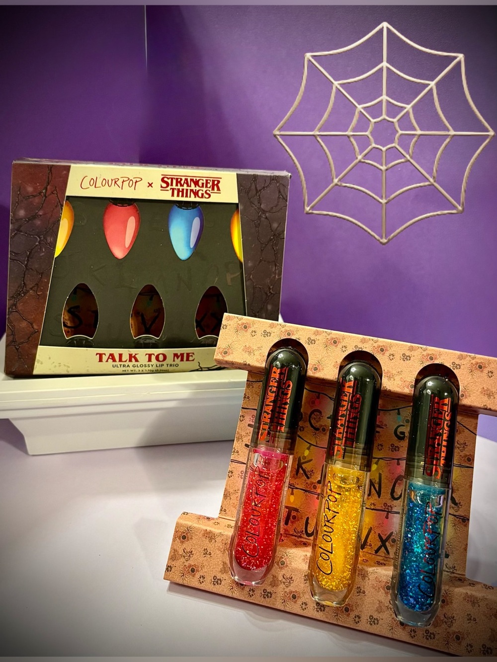 ColourPop- x Stranger Things “Talk to Me” Ultra Glossy Lip Trio Set